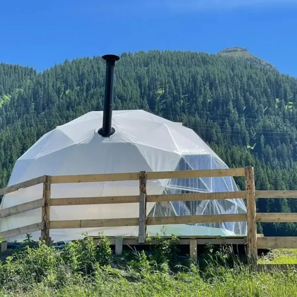 【Free Global Shipping】 Geodesic Dome Tent Spherical Tent Hotel Resort Outdoor Luxury Glamping Dome Transparent Starry Sky Tent